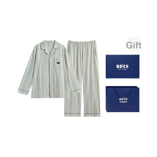 Peninsula City Пижамный комплект Мужской Светло-зеленый