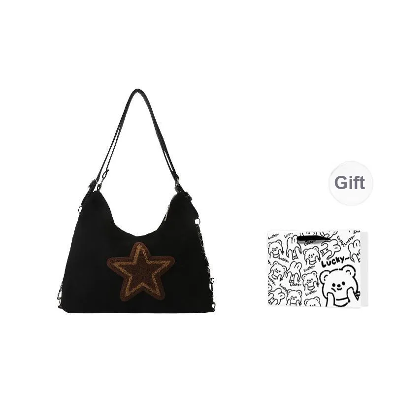 WEIERLUN Buckskin Velvet Shoulder Bag Regular Women's Multicolor-5