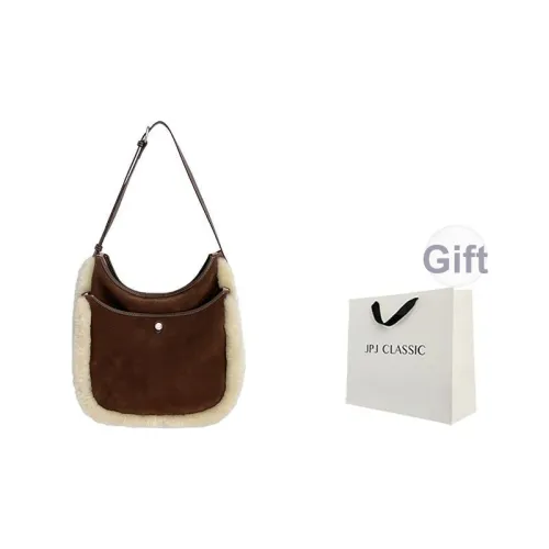 JPJ Матовый Корова Кожа Седло Сумка Плечевая Сумка Большая Женская Многоцветная