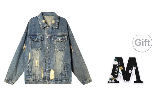 LEMANISM Denim Jackets Unisex