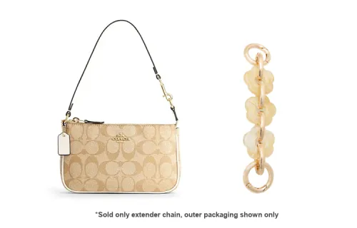 Metal Bag Accessory DIY Extender Chain Women's Gold Tone