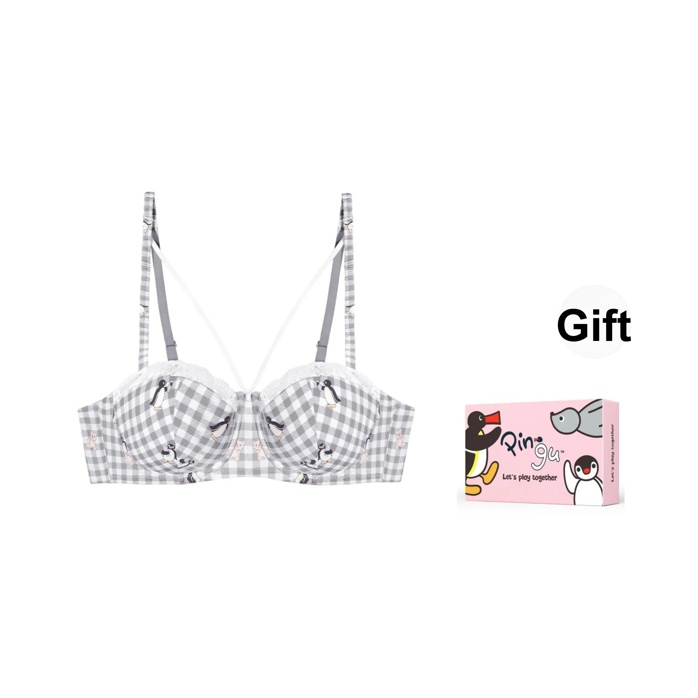 MISS CURIOSITY x Pinggu Бюстгальтер Женский Набор в Коробке