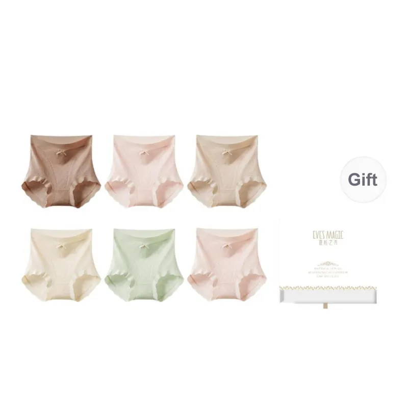 XIA.WA.ZHI.XIU Underpants Women's Shopping Bag 6 Pack-25
