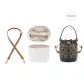 Tbmini DuPont Paper Liner+Brown Crossbody Shoulder Strap