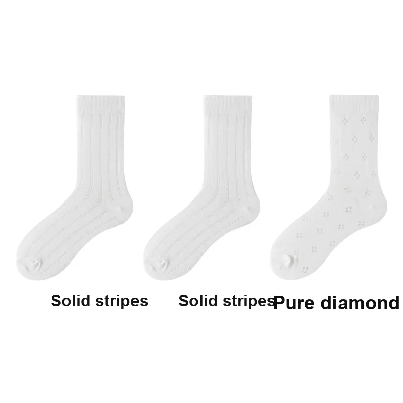 H YXIANG Mid Calf Socks Women's Combo Set-17