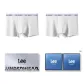 Box+Shopping Bag 2 Pack (White+White)