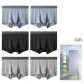 Black 2 Pieces+Smoke Gray 2 Pieces+Canyon Blue 2 Pieces, Box Included