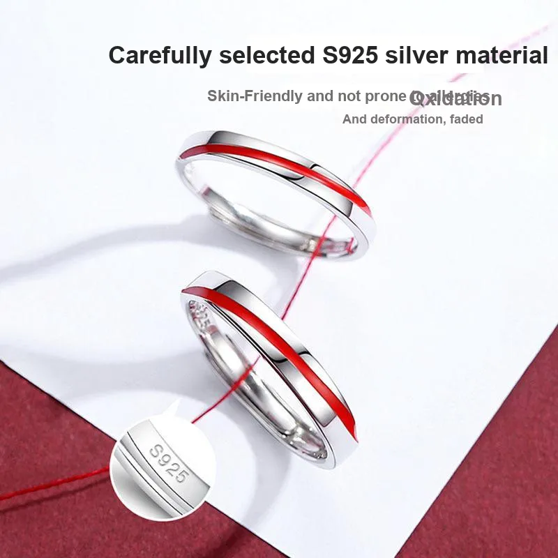 GUDUD S999 Fine Silver Rings Unisex-2
