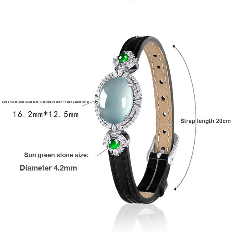 Qing Yi Glutinous Jade Bracelets Unisex-3