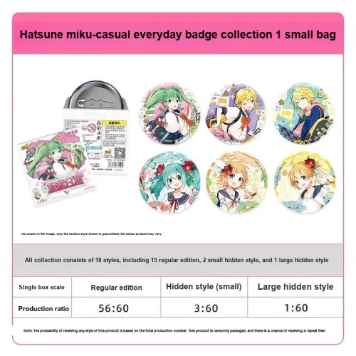 KAYOU Hatsune Miku Easy Everyday Badge Collection Badge Значки