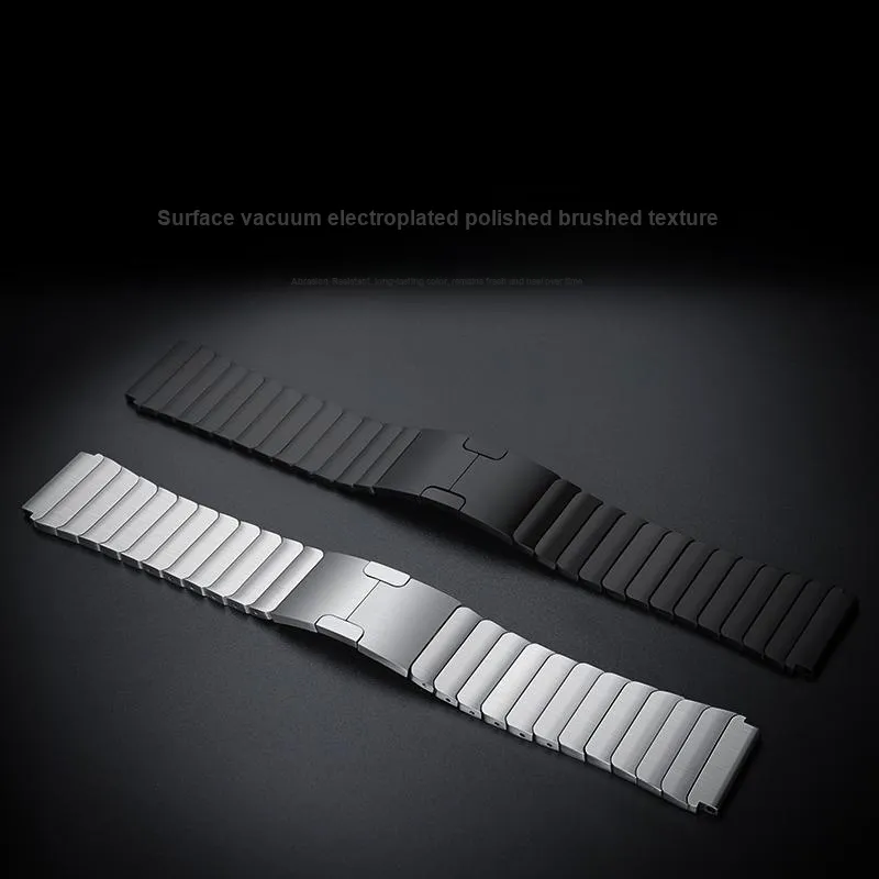 FZRT Stainless Steel Chain Band Watch Bands All 22mm Interfaces Unisex-1