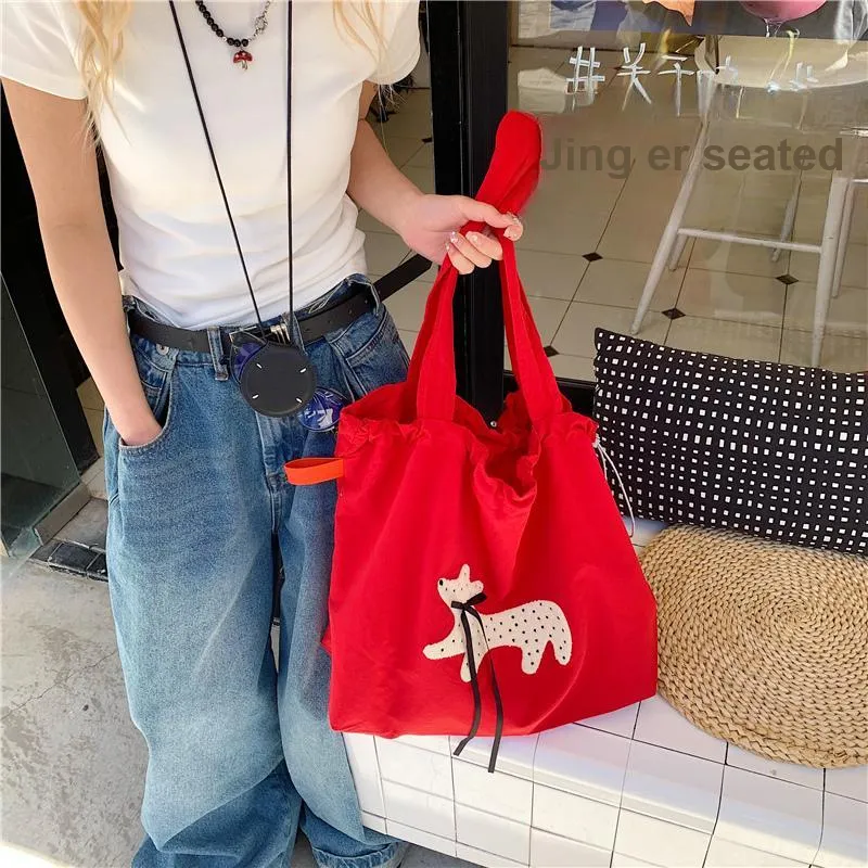 CORE BIRD Canvas Shoulder Bag Women's Multicolor-22
