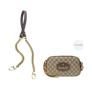 Cow Leather Bag Shoulder Strap Women's Coffee