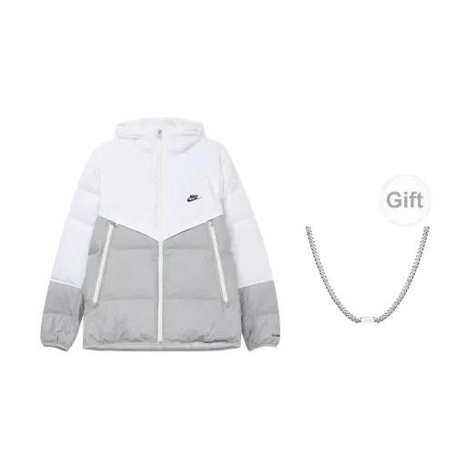 Nike Down Jackets Unisex White Includes Necklaces