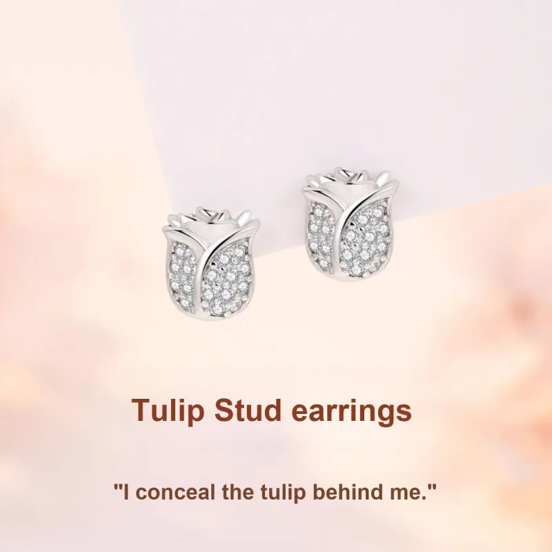 SEVEN COOK 925 Sterling Silver Stud Earrings Women's-1