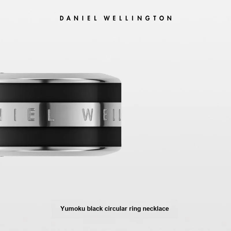 Daniel Wellington Alloy Dw Two Tone Necklace Unisex-2