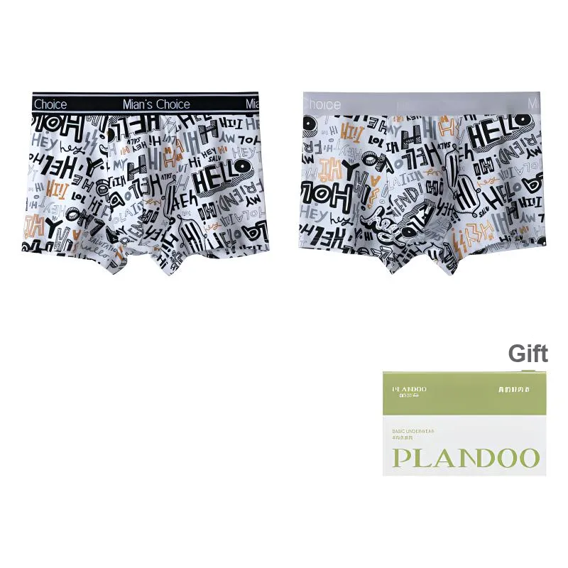 PLANDOO Underpants Men's 2 Pack-0