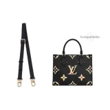 Onthego 1.8cm Width Black Litchi Grain Gold Buckle 95-115cm