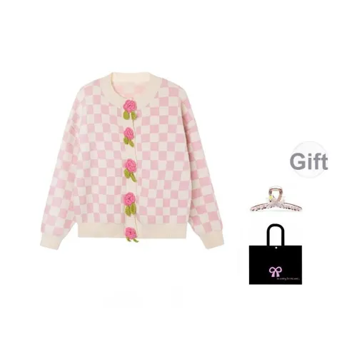 OYANXI Розовые Женские Свитера