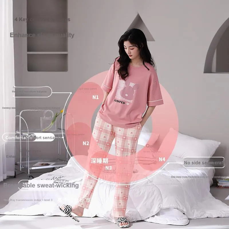 MADALLO Pajama Set Women's Pink-2