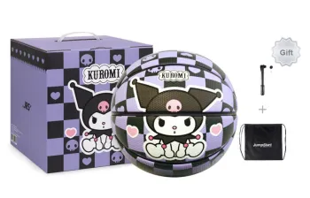JRs x Sanrio PU Basketball Black Purple Size 7 Training Unisex