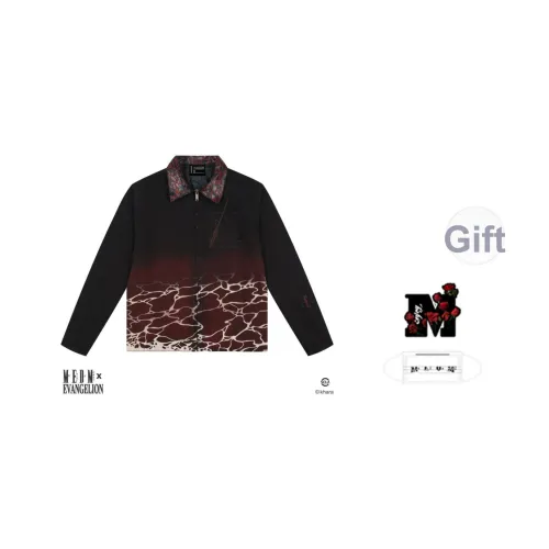 MR.ENJOYDA MONEY MEDM x EVA Collaboration Черная унисекс куртка