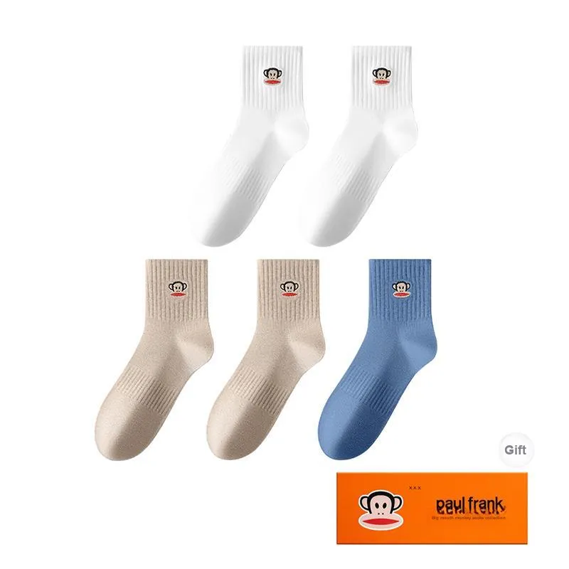 PAUL FRANK Mid Calf Socks Men's Box 5 Pack-43