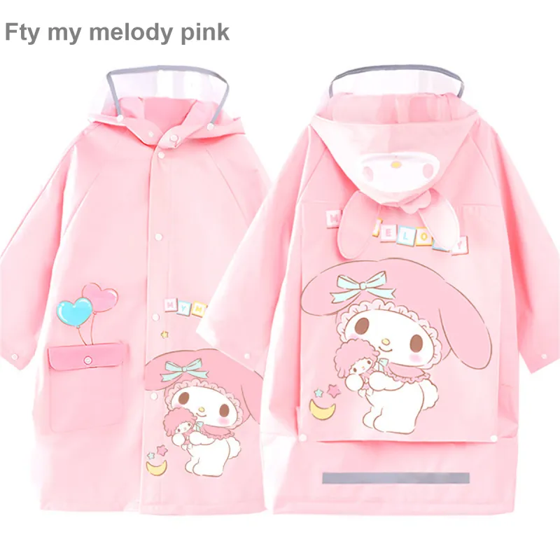 Sanrio Raincoat With Backpack Style-3