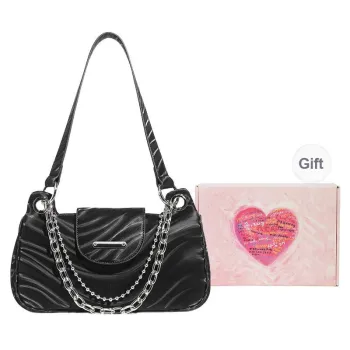 NATTY PU Handbags Shoulder Bags Women's Silver Gray/Black