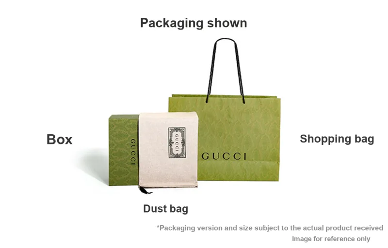 GUCCI Canvas With Leather Coin Purse Women's Light Blue & Brown-7