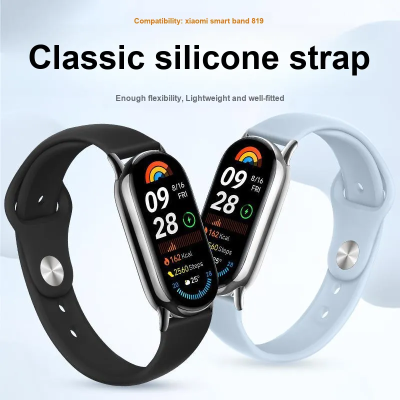 MUZHITIANKONG Xiaomi Compatibility Watch Band 19CM Silicone Material-1
