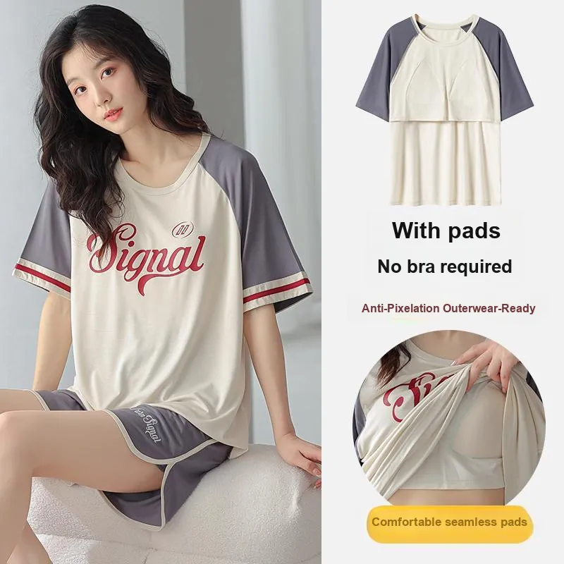 FENTENGCARE Pajama Set Women's White-1
