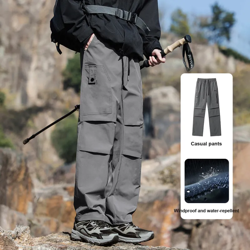 Jeep Outdoor Casual Windbreaker Pants Unisex-11
