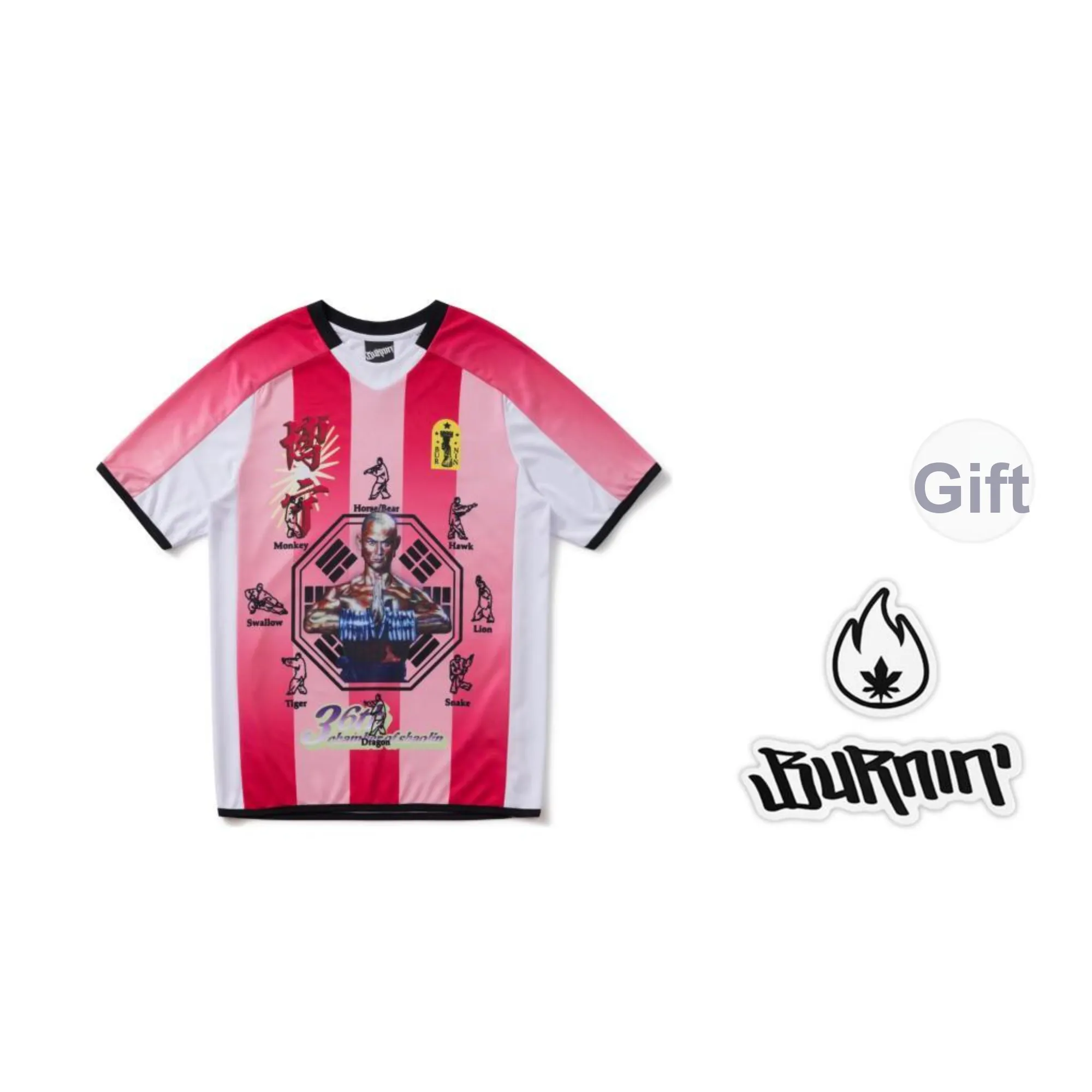 BURNIN Soccer Jerseys Unisex Pink