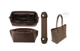 [Coccinelle City 30] Brown Felt Inner+Dark Brown Invisible Shoulder Pads