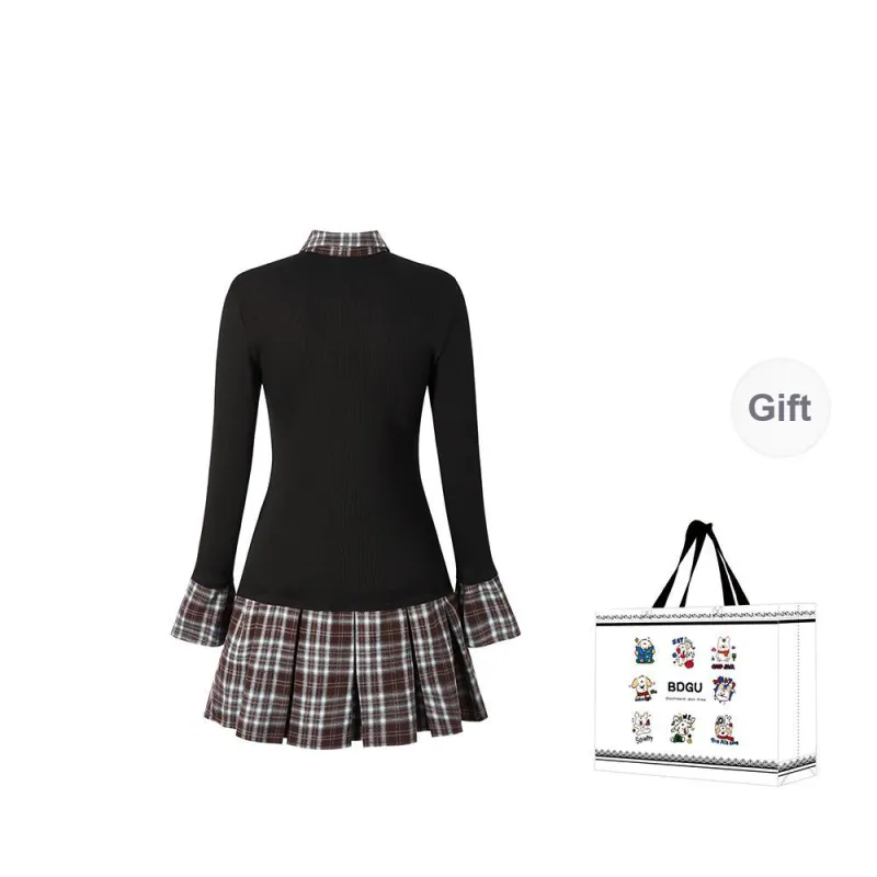 BDGU Long Sleeved Dress Women's Black-1