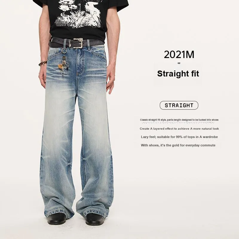 KREATE Jeans Unisex Washed Blue-5