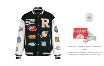 REDCHARCOAL Winter Baseball Jacket Unisex Multicolor