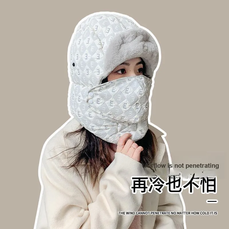 Shizhu Thickened Trapper Hats Women's-4