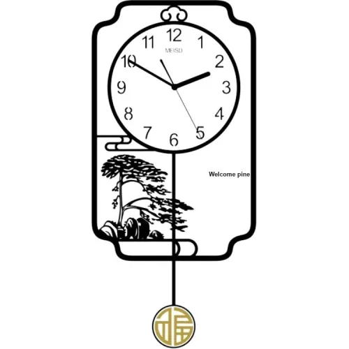 Meishida Механизм с плавным ходом секундной стрелки Стена Часы Унисекс