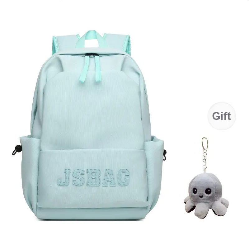 PAIBLOKS Water Resistant Fabric Backpack Regular Women's Men's All Multicolor-6
