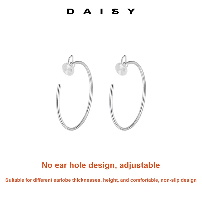 Daisy Dream Copper Clip On Earrings Women's-1