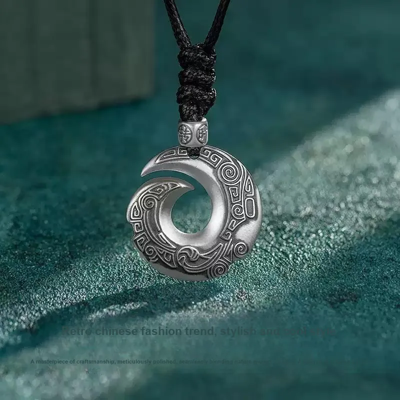 Hurry That Year Sterling Silver Necklaces Men's-1