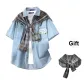Light Blue+Blue Coffee[Shawl]