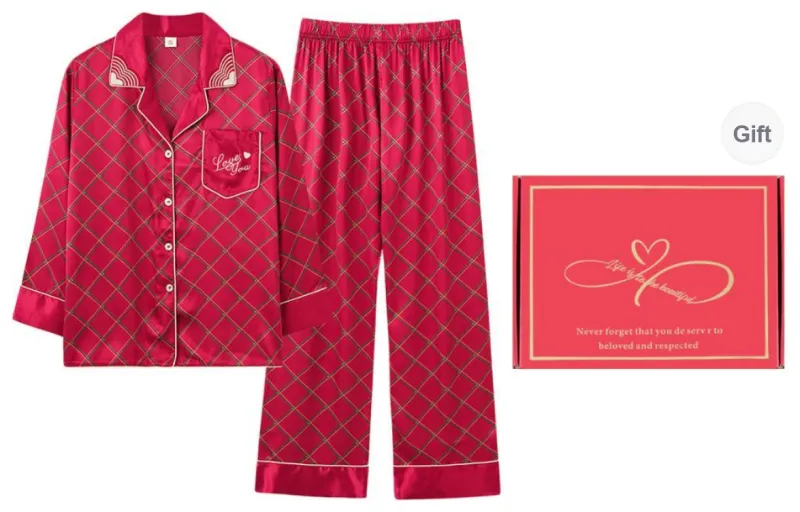 MIIOW Honmei Honmei Series Pajama Set Women's Gift Box Set Red-0