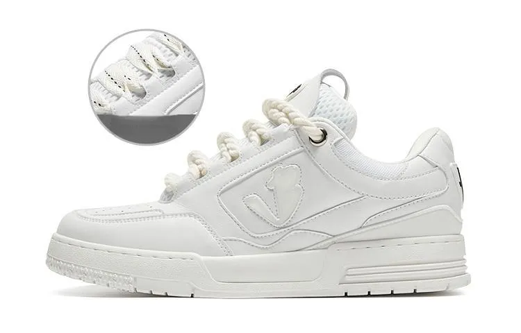 VICKI BROWN Jeans Skateboard Shoes Men Low Top White-0