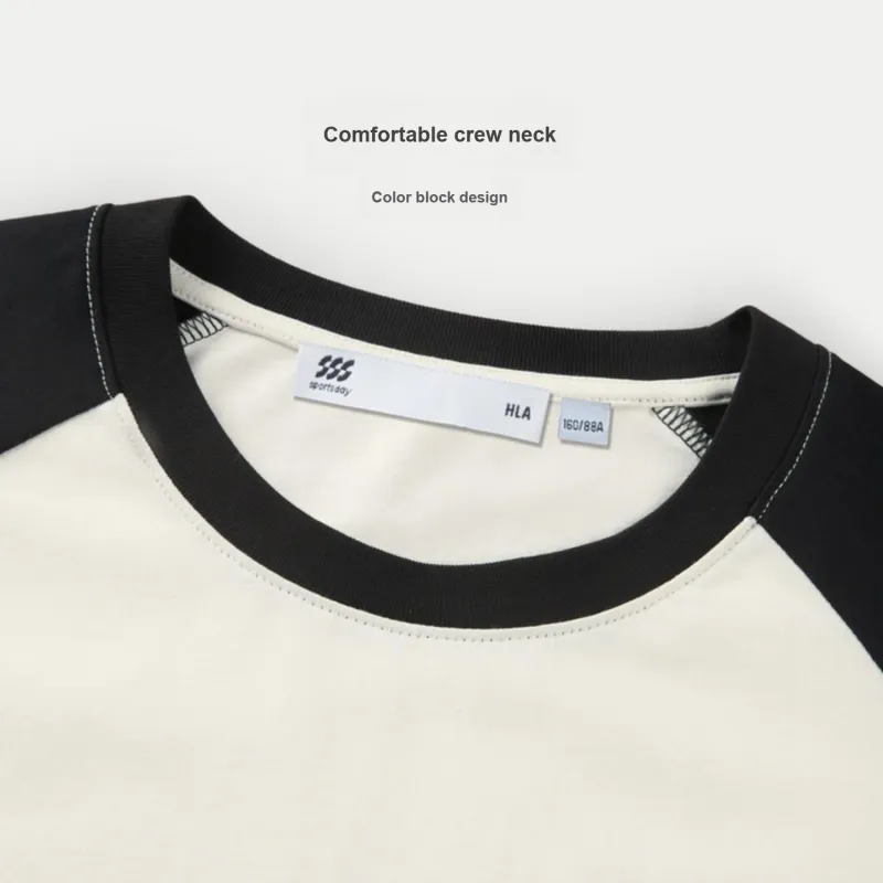 HLA T Shirts Women's Ecru Trim Y3-2