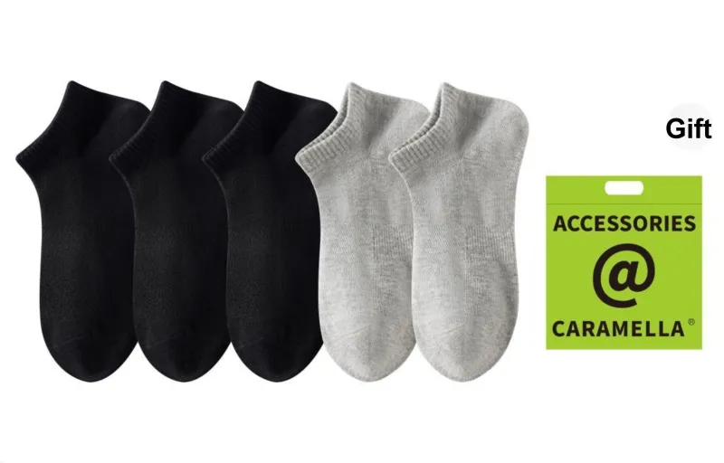 Caramella Ankle Socks Unisex 5 Pack-15