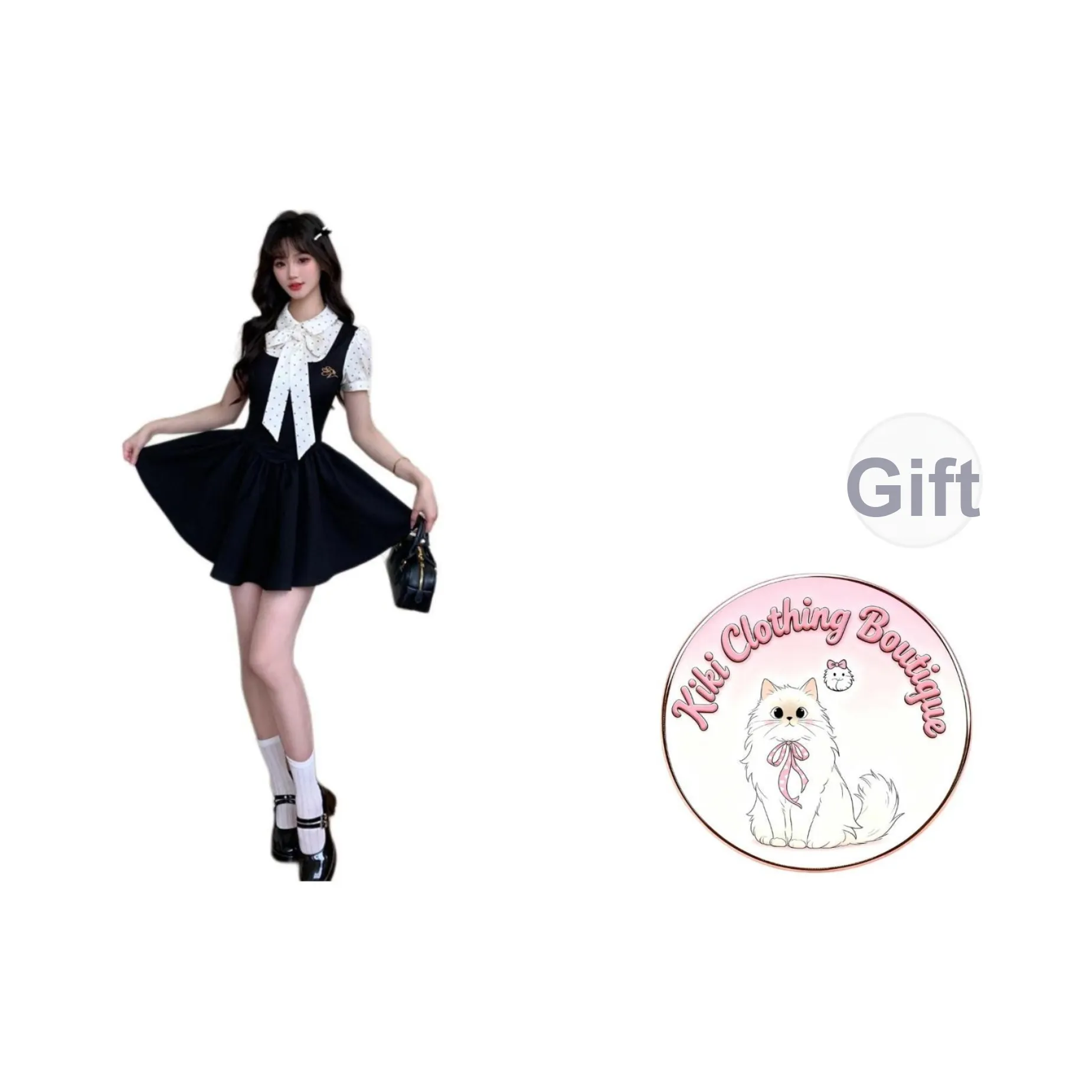 Kiki Clothing Boutique Короткое платье с короткими рукавами женское