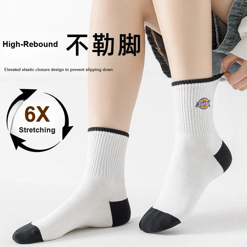 Dickies Fashion Classic Moisture-Wicking Breathable Fall And Winter Crew Socks Unisex-31